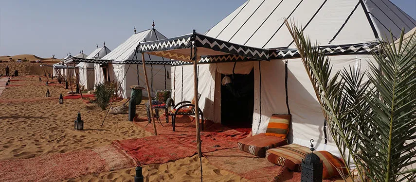 Luxury desert glamping