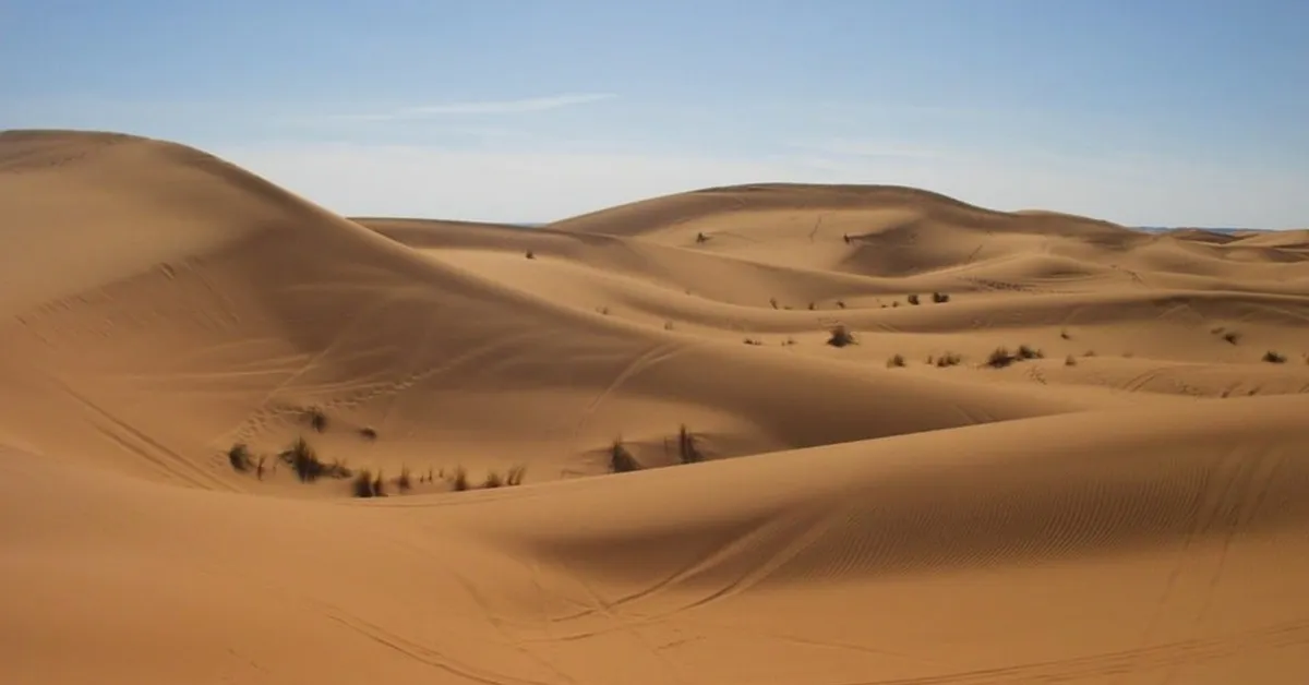 Sandboarding in Morocco