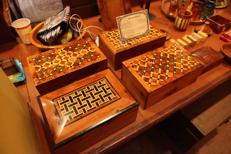 Thuya Wood Boxes from Essaouria