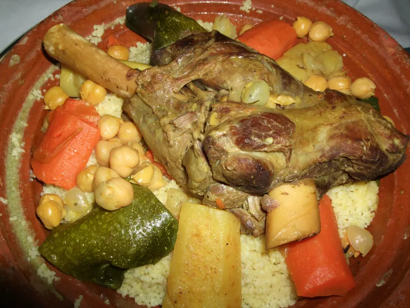 Moroccan Couscous with lamb