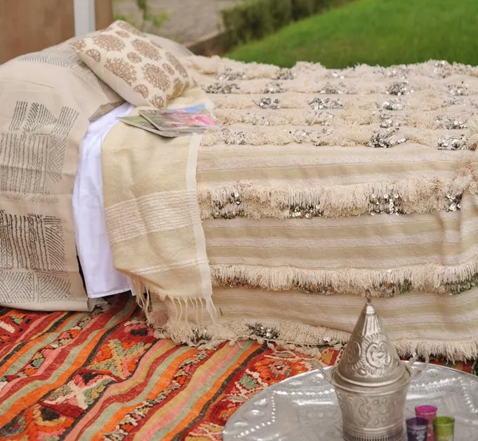Moroccan Wedding Blanket Tradition