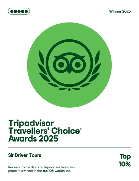 TripAdvisor Award - Sir Driver Tours